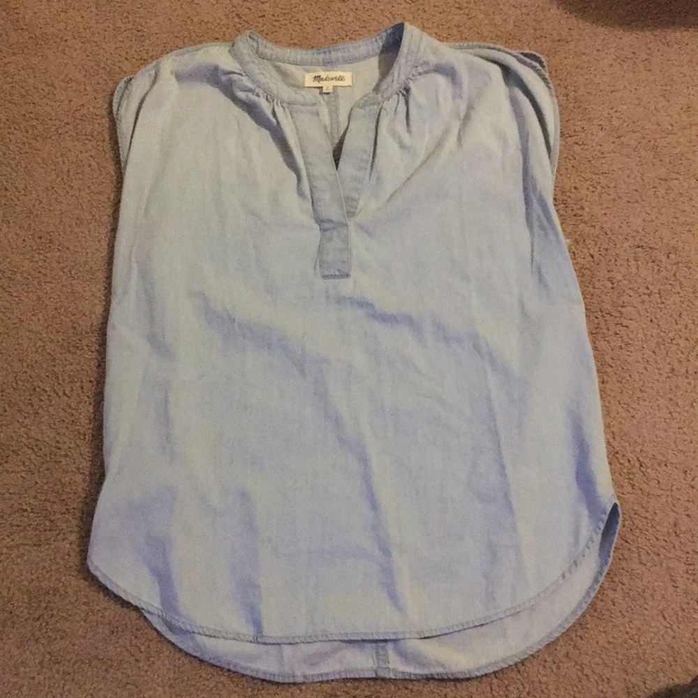 Madewell denim-like shirt